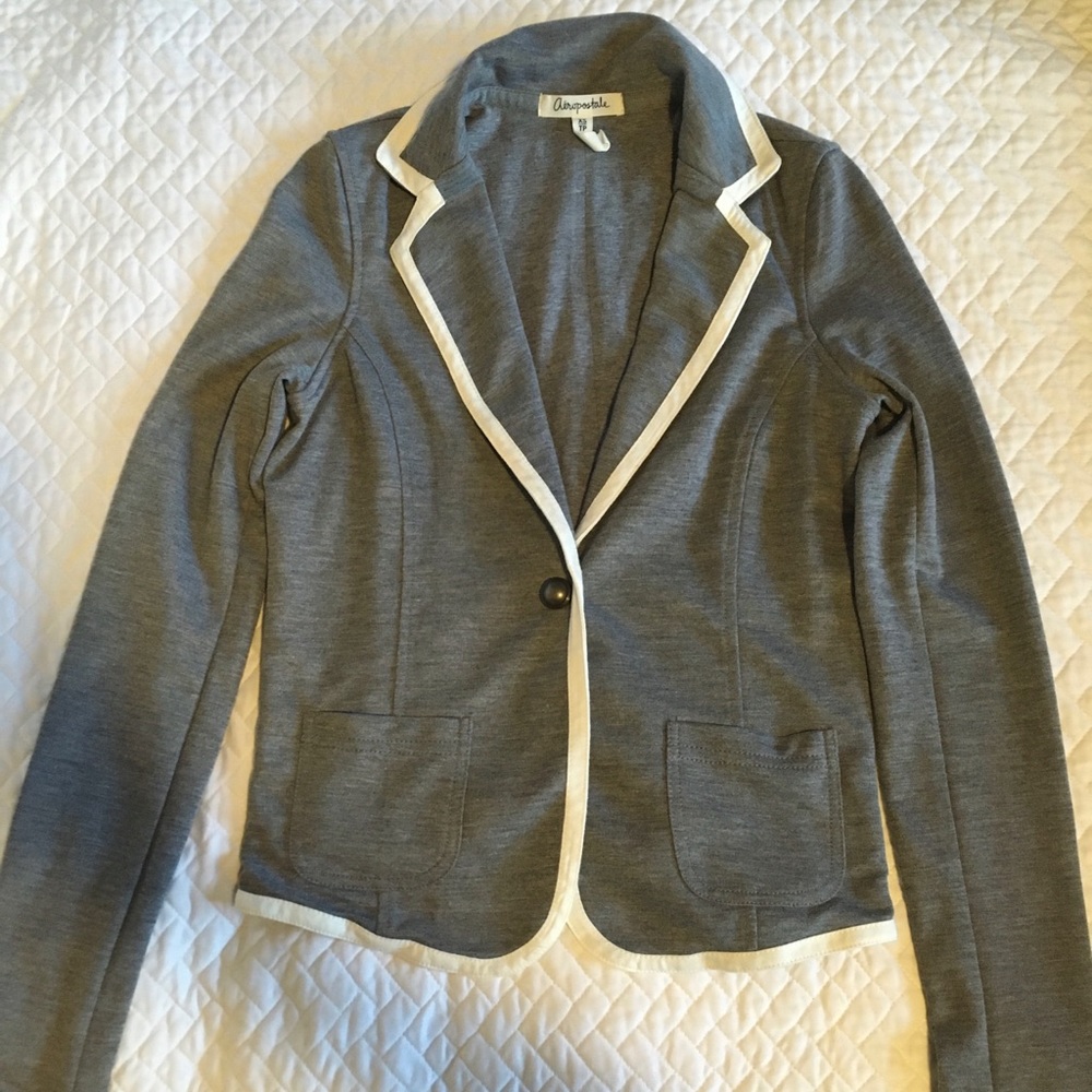 Aeropostale Grey Blazer
